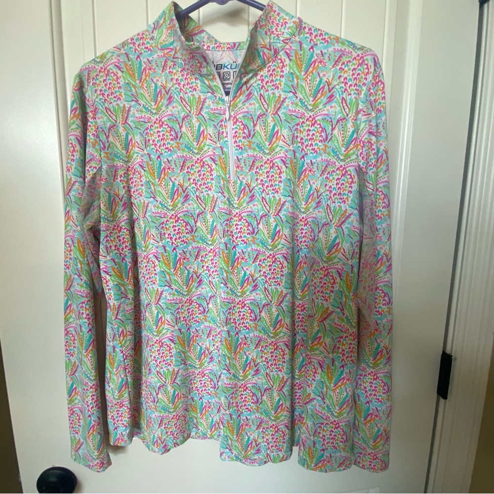 Ibkul long sleeve Golf shirt Size XL